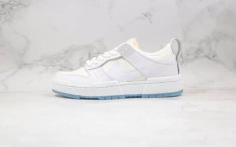 耐克Nike Dunk Low Disrupt公司级版本低帮SB DUNK白色结构老爹鞋内置Zoom气垫 货号：CK6654-001