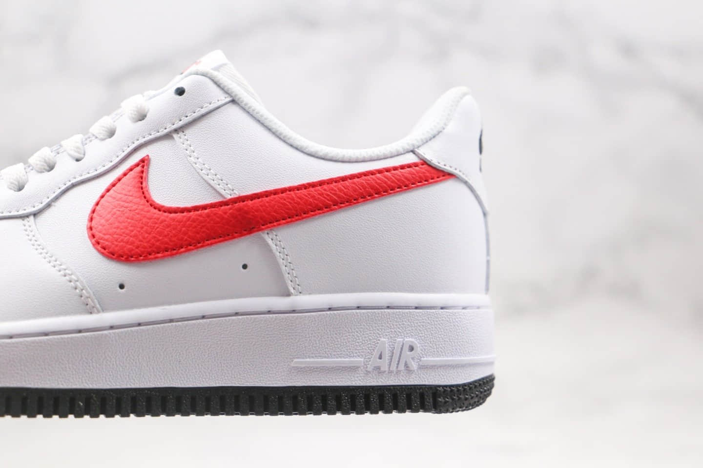 耐克Nike Air Force 1 Low纯原版本低帮空军一号鸳鸯勾白红蓝色板鞋内置气垫 货号：CT2816-100