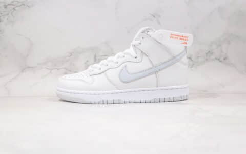 耐克Nike SB Dunk High Pro 2020纯原版本高帮SB DUNK白灰色板鞋原档案数据开发 货号：CZ8149-101