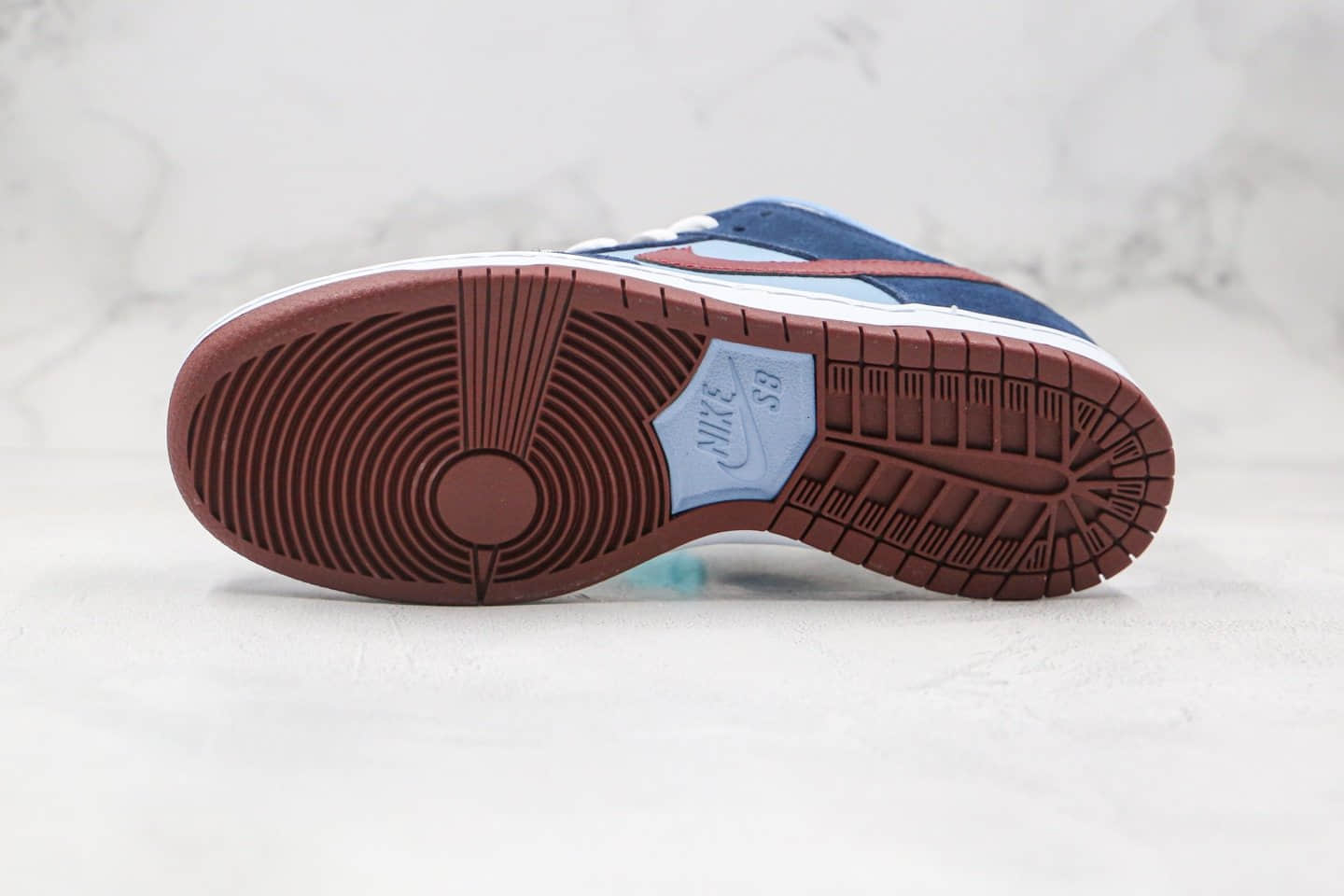 耐克Nike Dunk SB LOW FTC Finally纯原版本低帮SB DUNK蓝红色最后的小蜜蜂纪念版内置后跟Zoom气垫加厚鞋舌 货号：313170-463