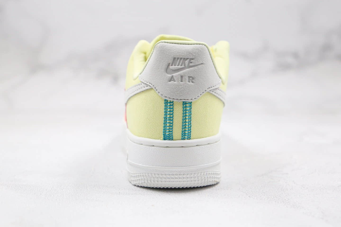 耐克Nike Air Force 1 Low Life Lime纯原版本低帮空军一号帆布板鞋黄色内置全掌Sole气垫 货号：CK6572-700