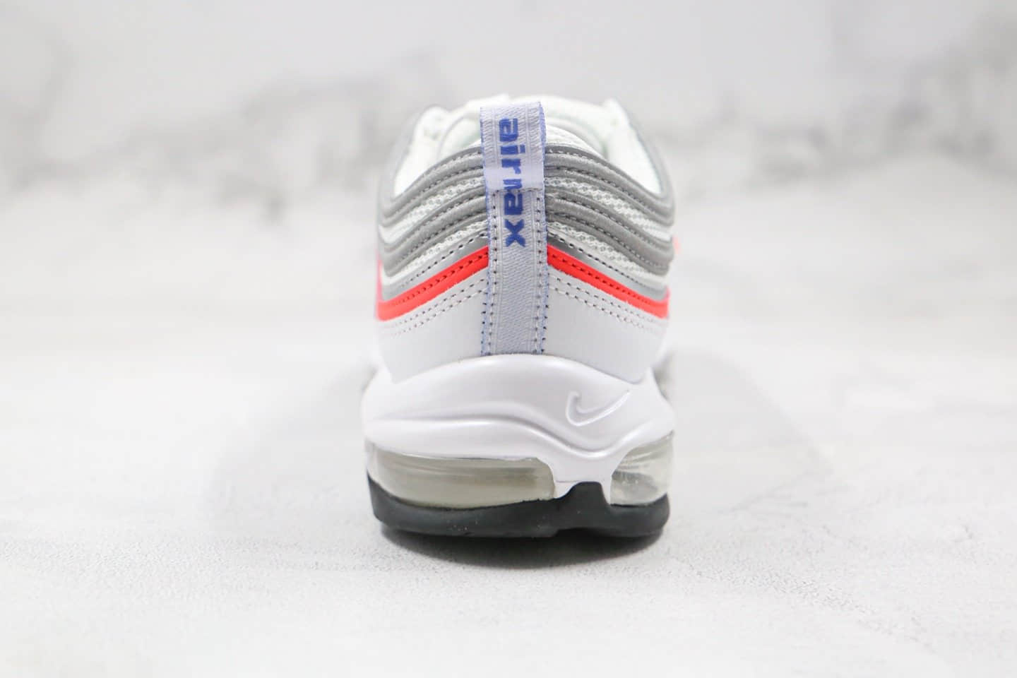 耐克Nike Wmns Air Max 97纯原版本子弹气垫鞋Max97新白红色内置真小潘气垫 货号：CZ6087-101