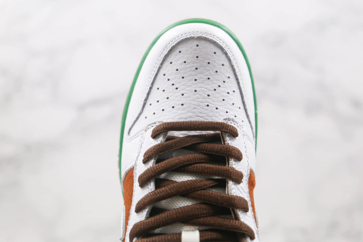 耐克Nike Dunk Low Pro SB CALI纯原版本低帮SB DUNK加州元年限定白棕红绿色板鞋内置后跟Zoom气垫 货号：304292-211