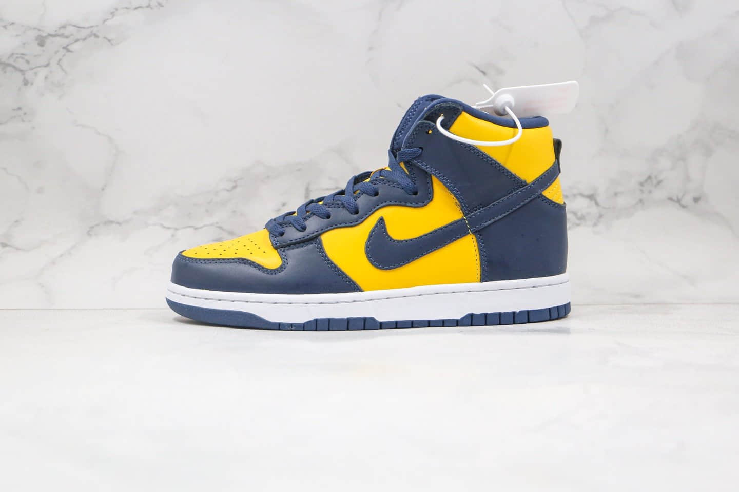 耐克Nike Dunk HiSP Michigan纯原版本高帮SB DUNK密歇根黑黄色板鞋内置后跟Zoom气垫 货号：CZ8149-700