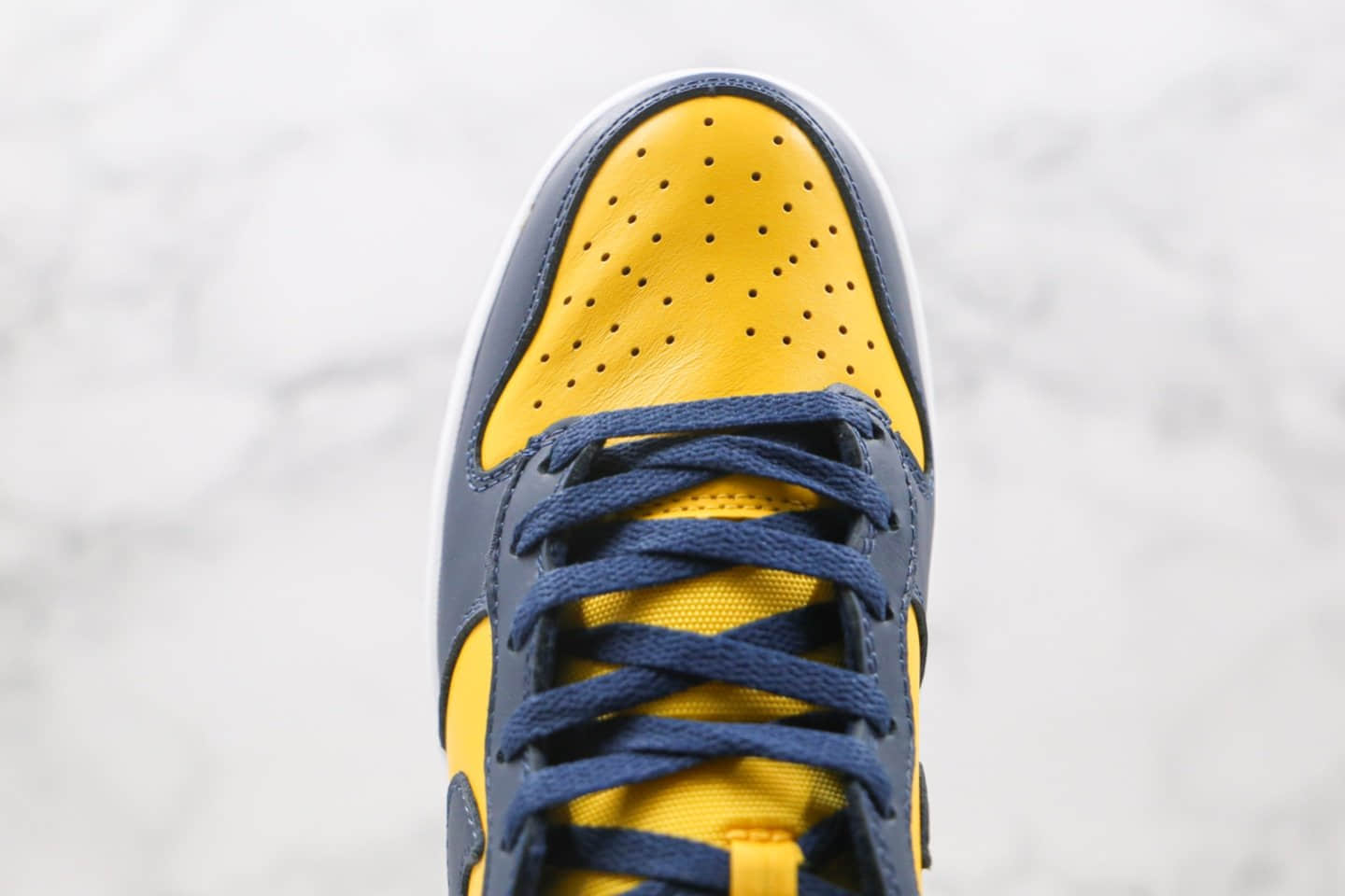 耐克Nike Dunk HiSP Michigan纯原版本高帮SB DUNK密歇根黑黄色板鞋内置后跟Zoom气垫 货号：CZ8149-700
