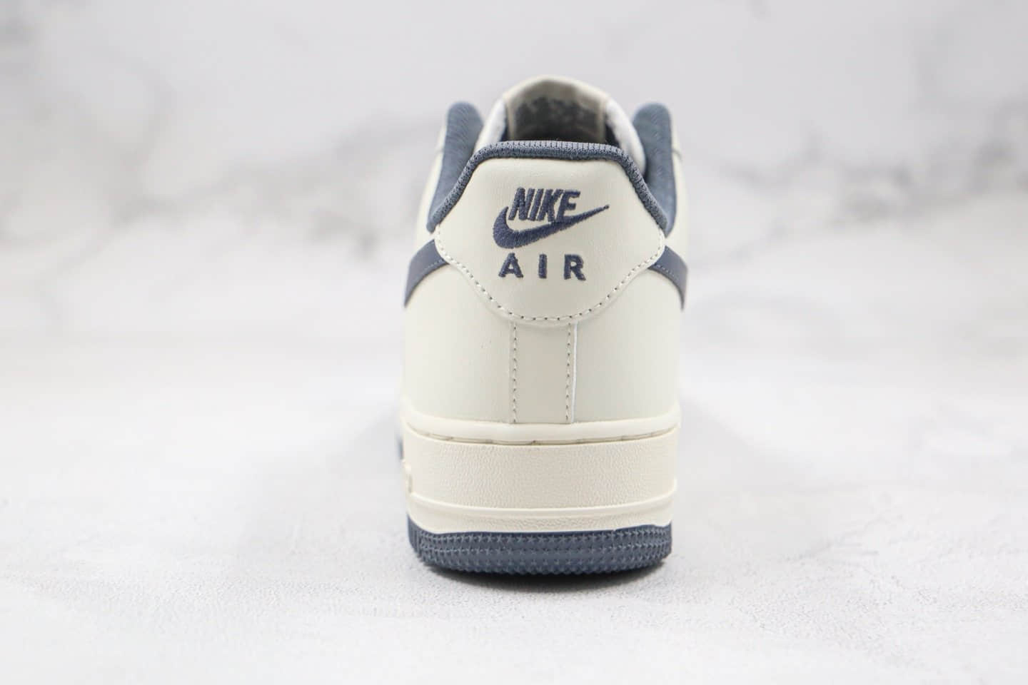 耐克Nike Air Force 1 07纯原版本低帮空军一号米白蓝色板鞋内置全掌Sole气垫 货号：CT7875-994