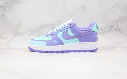 耐克Nike Air Force 1 Premium Violet纯原版本低帮空军一号紫罗兰配色板鞋原盒原标 货号：CV3039-106