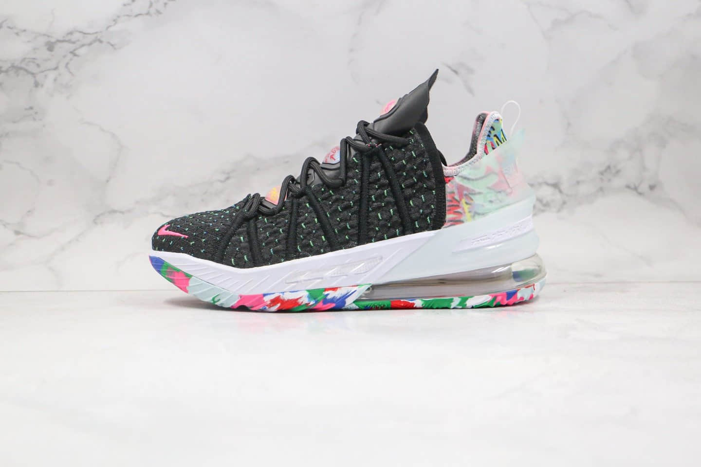 耐克NIKE LEBRON XVII LOW EP纯原版本詹姆斯17代篮球鞋黑黄蓝色内置真实气垫支持实战 货号：CQ9283-002