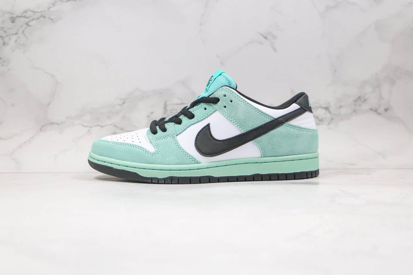 耐克Nike Dunk Low Pro“Sea Crystal”公司级版本低帮SB板鞋冰晶冰绿薄荷内置气垫 货号：819674-301