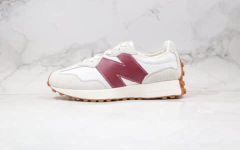 新百伦New Balance 327公司级版本NB327复古慢跑鞋白红色原档案数据开发 货号：WS327KA