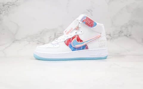 耐克Nike Air Force 1 Hi LX“Good Game”纯原版本高帮AF1空军一号电玩像素炫彩镭射换钩原标原盒 货号：DC2111-191