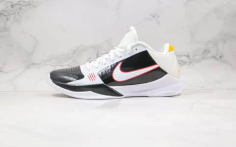 耐克Nike Kobe 5 Protro“ Alternate Bruce Lee”纯原版本科比5代男子实战篮球鞋李小龙黑白配色内置碳板 货号：CD4991-101