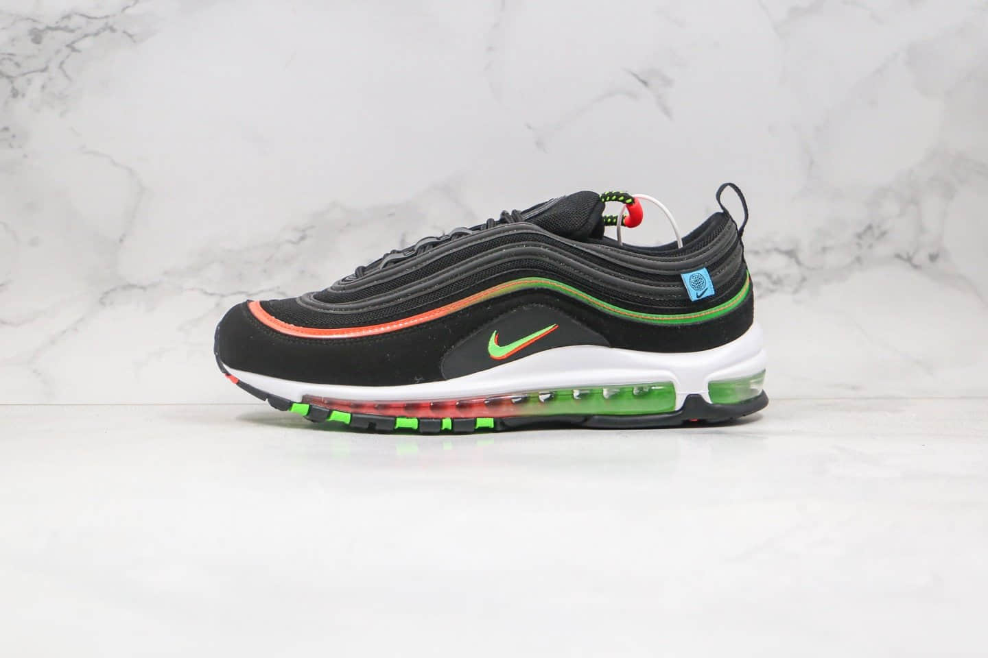 耐克Nike Air Max 97 Soft Pink纯原版本子弹头Max97气垫鞋黑彩色内置真实气垫 货号：CZ5607-001