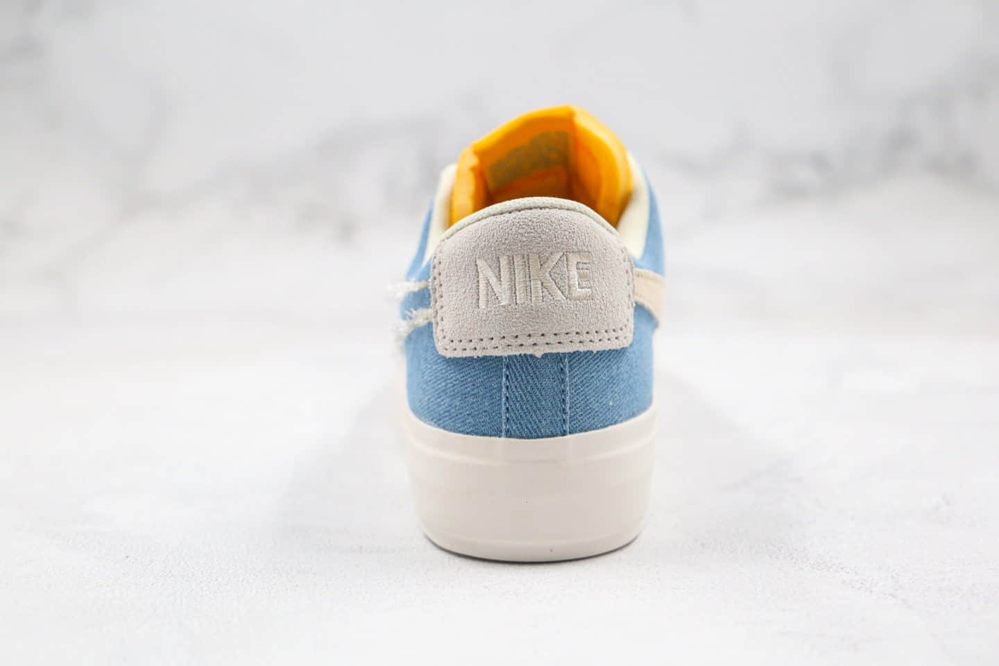 耐克Nike SB Zoom Blazer Mid Edge Hack Pack纯原版本低帮SB开拓者拆线格子牛仔蓝解构板鞋原盒原标 货号：CI3833-410