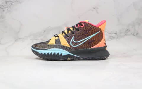 耐克Nike Kyrie 7 Pre Heat Ep纯原版本欧文7代实战篮球鞋黑彩色内置真实气垫 货号：DC0588-002