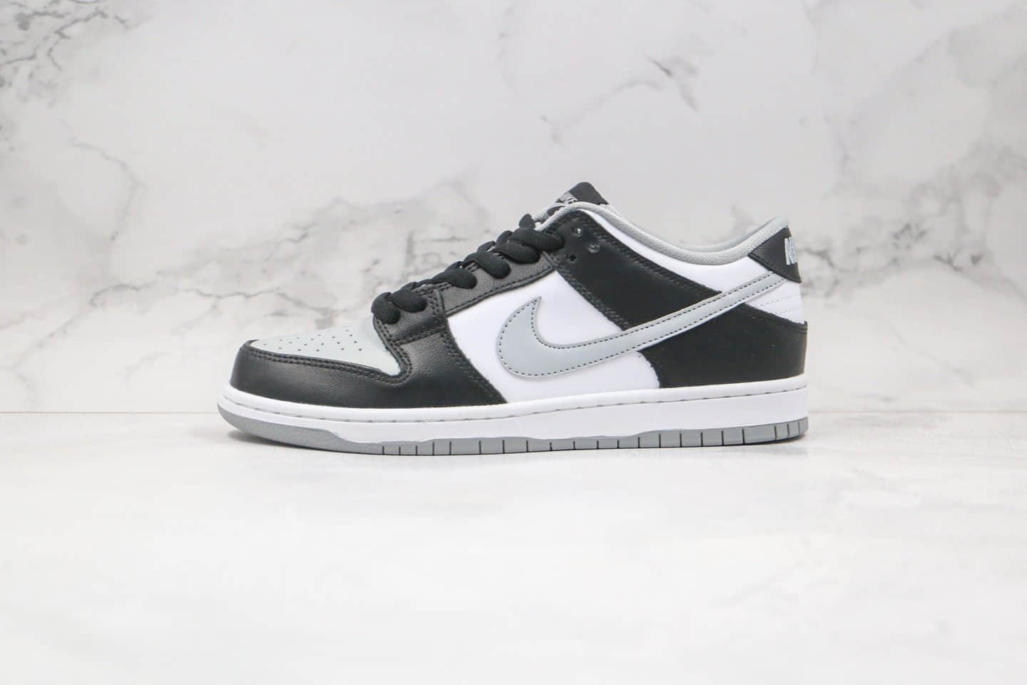 耐克Nike Dunk SB Low TRD纯原版本低帮SB DUNK白黑灰色板鞋内置后跟Zoom气垫加厚鞋舌 货号：AR0778-039