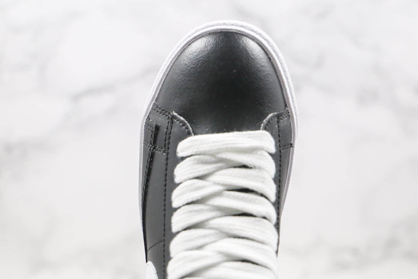 耐克Nike blazer mid x Peaceminusone纯原版本中帮开拓者权志龙小雏菊黑白色板鞋原盒原标 货号：CJ6101-900