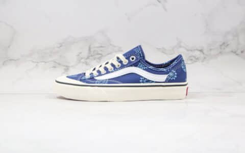 万斯Vans Style 36 Cecon SF公司级版本低帮蓝色枫叶腰果花半月包头板鞋原盒原标