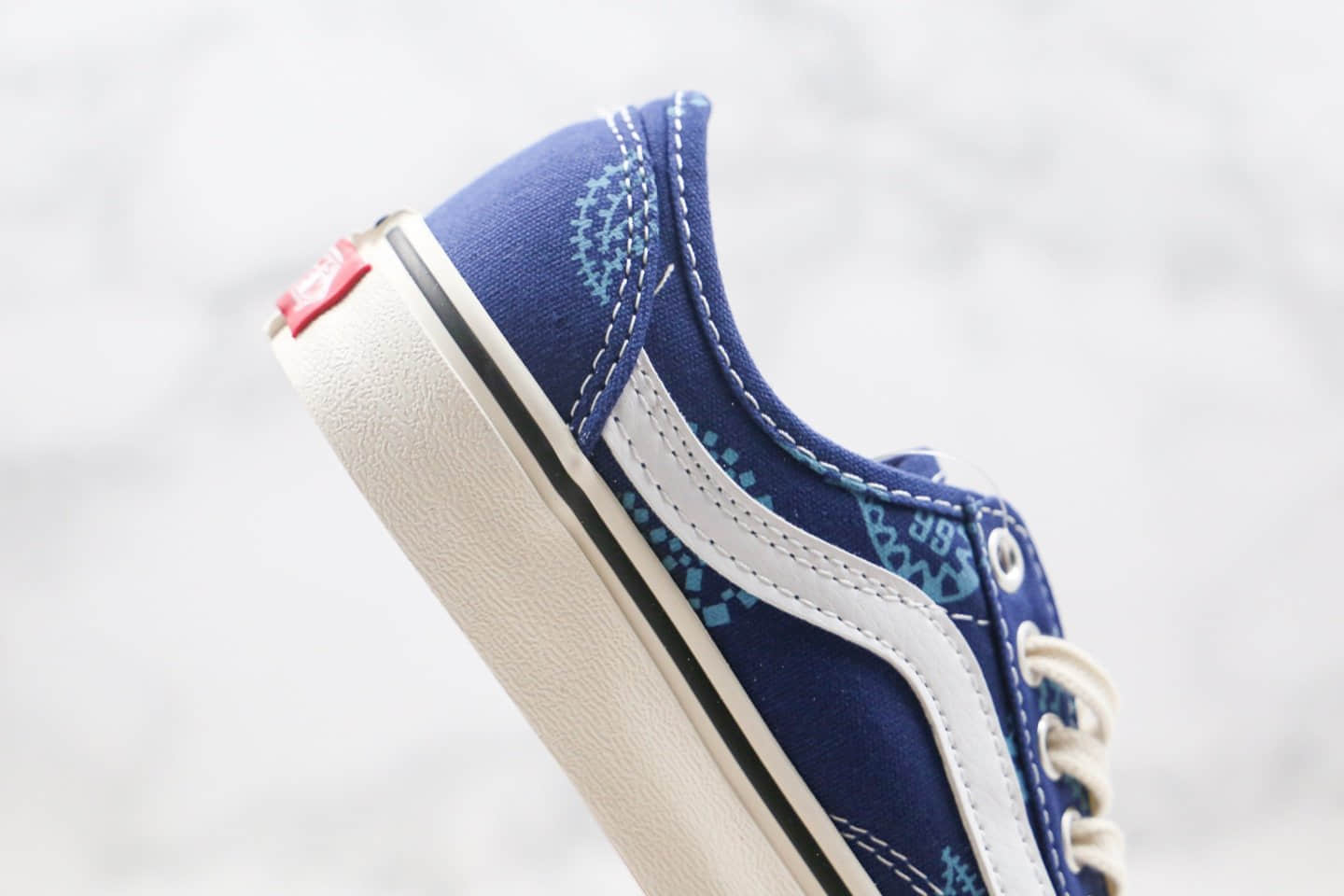 万斯Vans Style 36 Cecon SF公司级版本低帮蓝色枫叶腰果花半月包头板鞋原盒原标