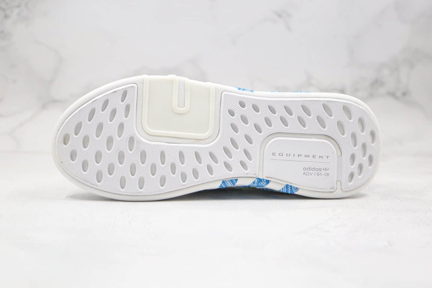 阿迪达斯Adidas EQT BASK ADV纯原版本三叶草EQT慢跑鞋支撑者系列青花瓷白蓝色原盒原标 货号：FV4537