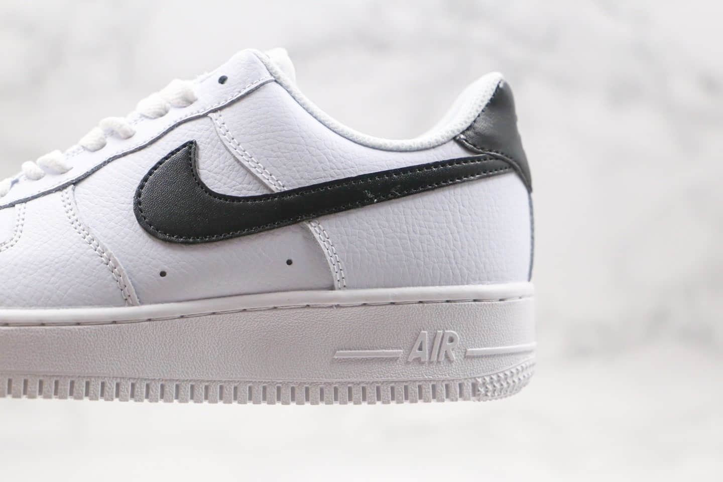 耐克Nike Air Force 1 Low纯原版本低帮空军一号黑色鞋舌白黑色板鞋内置全掌Sole气垫 货号：315115-152