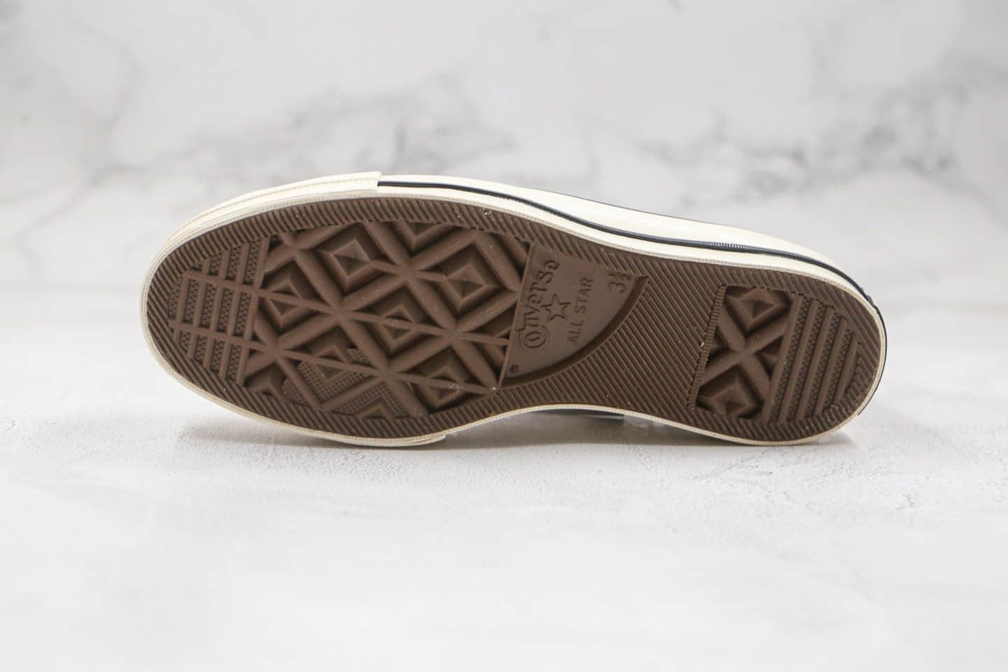 匡威Converse 70s Plaid公司级版本高帮苏格兰格子灰色硫化板鞋原盒原标 货号：166495C