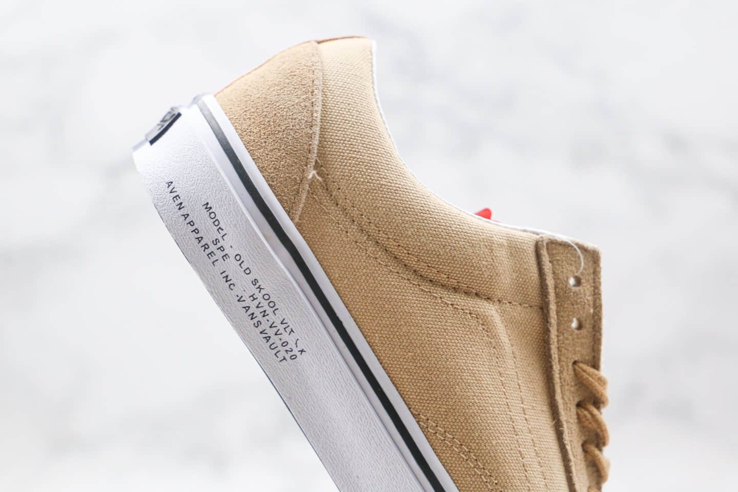 万斯Vans Vault 2020 x HAVEN联名款公司级版本低帮军事风沙漠黄黑白拼色硫化板鞋原鞋开模一比一打造