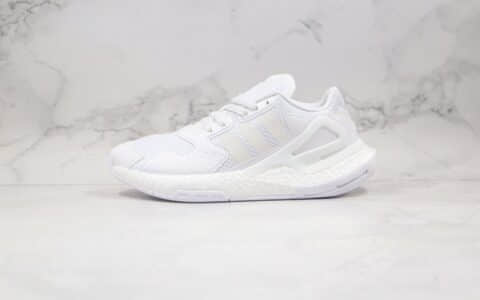 阿迪达斯adidas Originals 2020 Day Jogger Boost 2020纯原版本三叶草夜行者二代爆米花跑鞋白色原盒原标 货号：FW0238