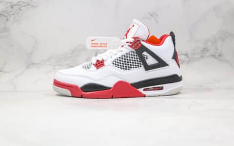 乔丹Air Jordan 4 Retro OG元年纯原版本火焰红AJ4篮球鞋内置气垫原盒原标 货号：DC7770-160