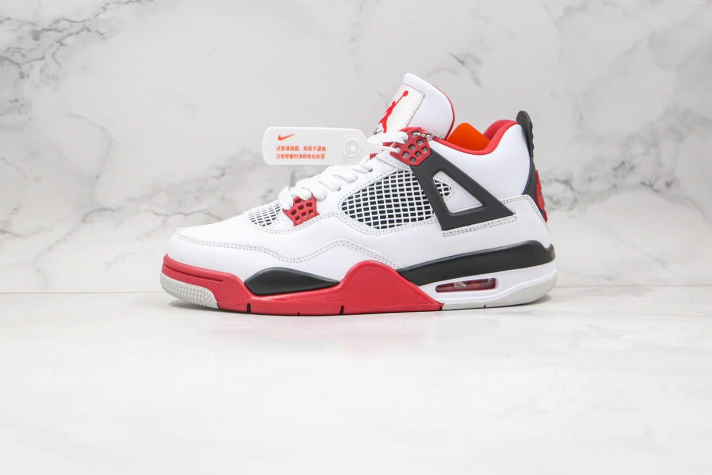 乔丹Air Jordan 4 Retro OG元年纯原版本火焰红AJ4篮球鞋内置气垫原盒原标 货号：DC7770-160