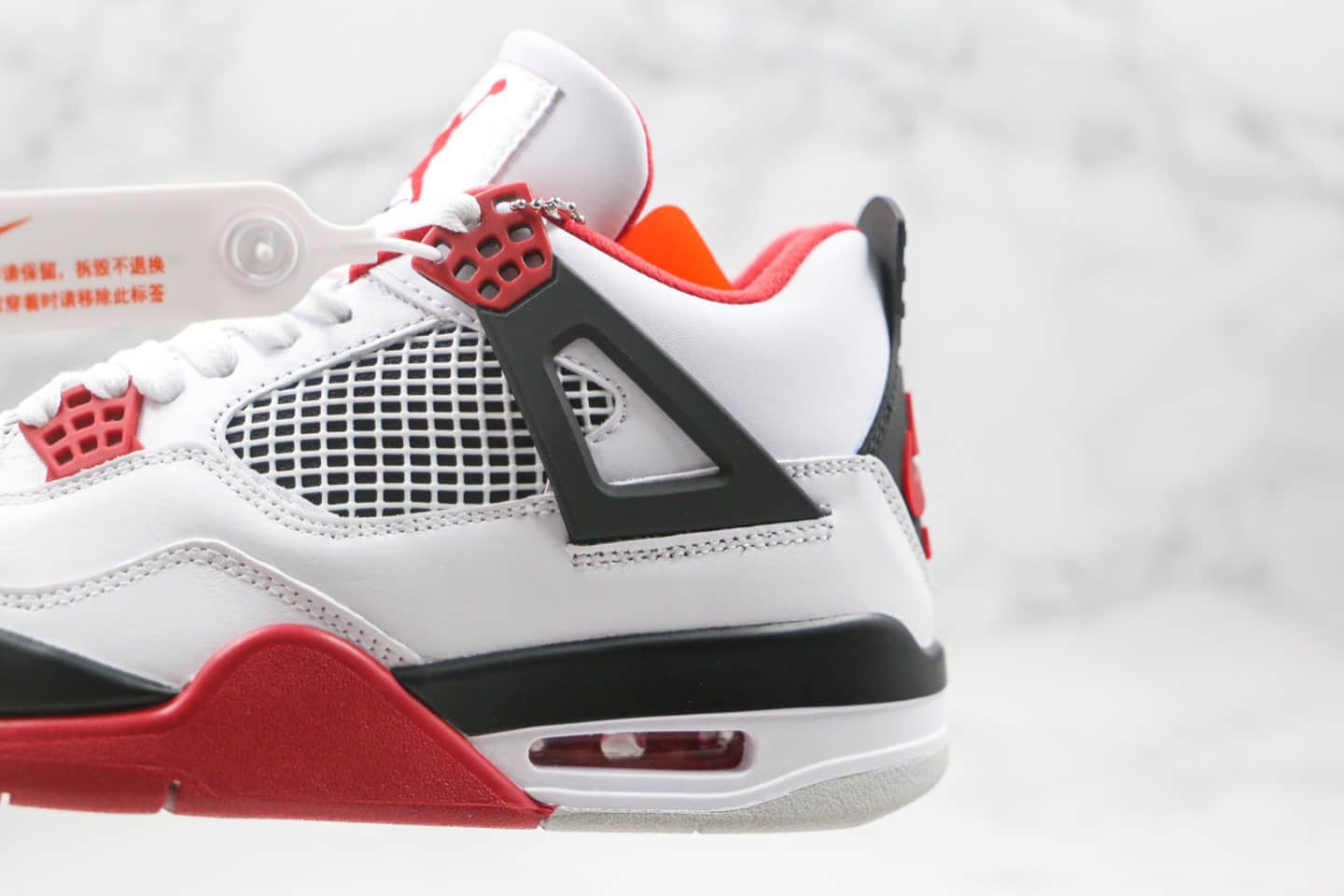 乔丹Air Jordan 4 Retro OG元年纯原版本火焰红AJ4篮球鞋内置气垫原盒原标 货号：DC7770-160