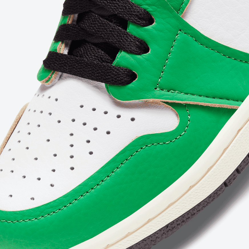 酷似喜力Dunk！全新AJ1 “Lucky Green”10月14日发售！ 货号：DB4612-300