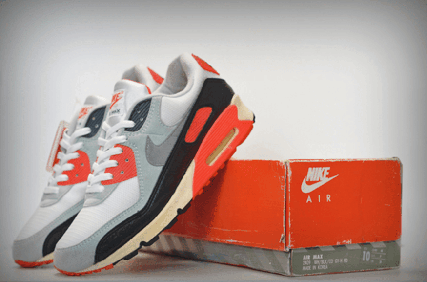 经典元年红外线配色Air Max 90下月复刻回归！ 货号：CT1685-100