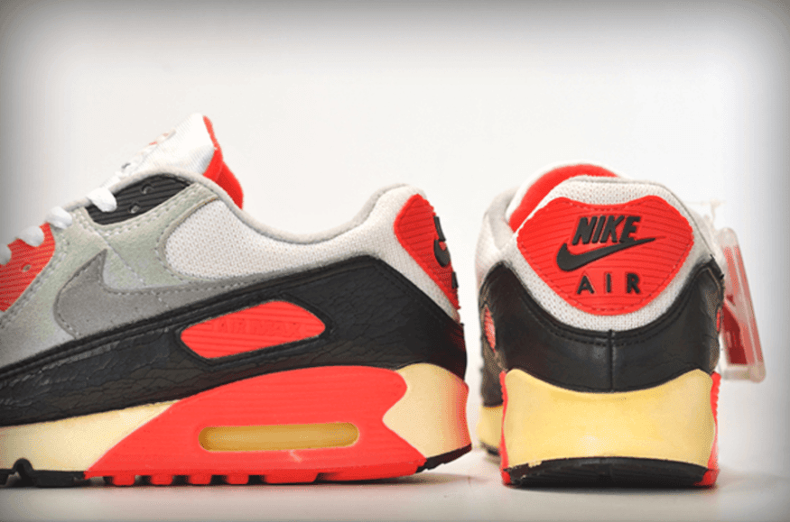 经典元年红外线配色Air Max 90下月复刻回归！ 货号：CT1685-100