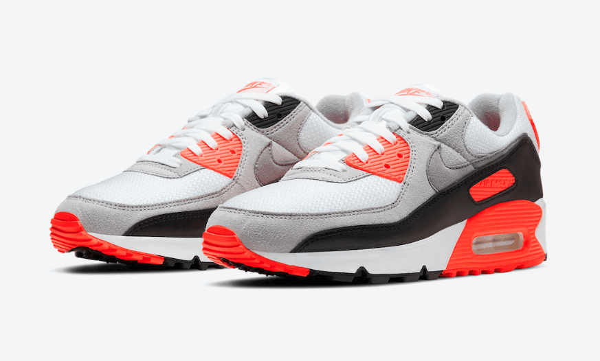 元年红外线配色Air Max 90“Infrared”复刻版官图释出！11月9日发售！ 货号：CT1685-100