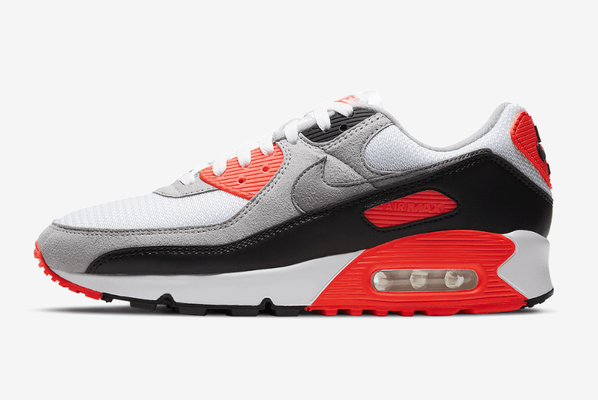 元年红外线配色Air Max 90“Infrared”复刻版官图释出！11月9日发售！ 货号：CT1685-100