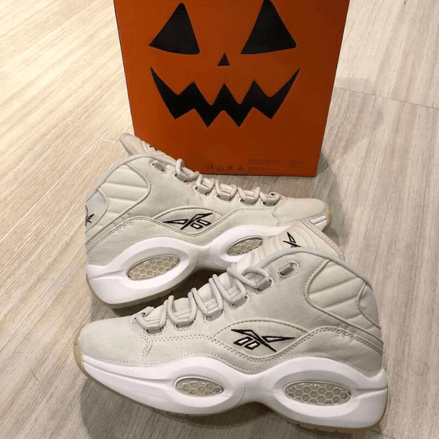 可撕鞋面！Reebok Question Mid 万圣节主题配色10月14日发售！ 货号：FZ1357