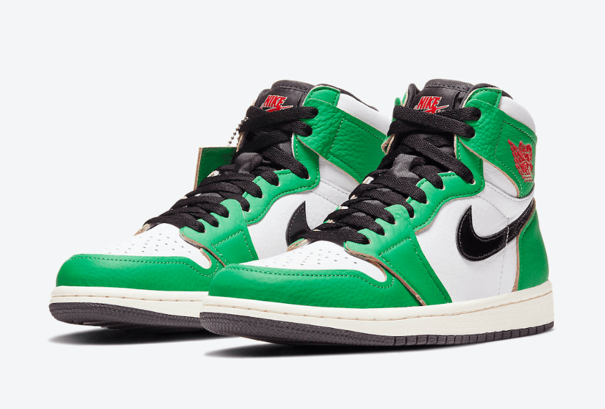 酷似喜力Dunk！全新AJ1 “Lucky Green”10月14日发售！ 货号：DB4612-300