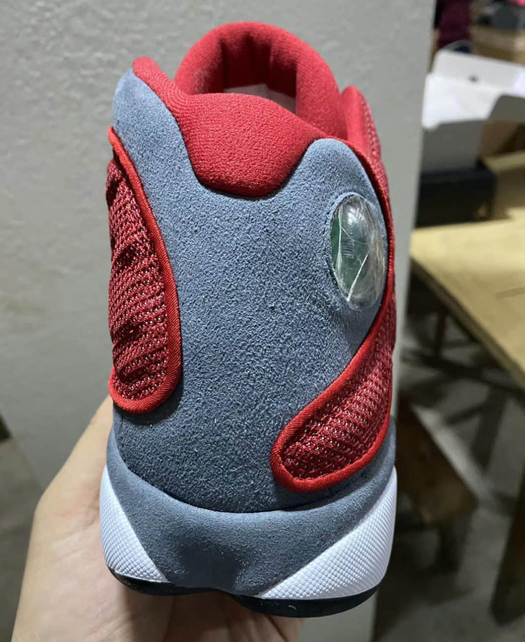 GIGI配色姐妹款？AJ13“ Red Flint”最新实物曝光！ 货号：414571-600