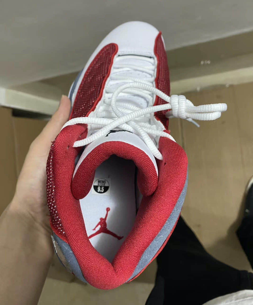 GIGI配色姐妹款？AJ13“ Red Flint”最新实物曝光！ 货号：414571-600