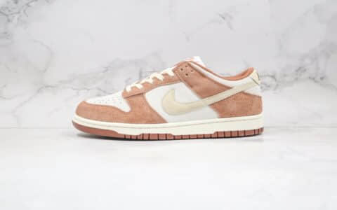 耐克Nike Dunk Low PRM Medium Curry纯原版本低帮SB DUNK奶茶米白棕色板鞋原楦头纸板打造 货号：DD1390-100