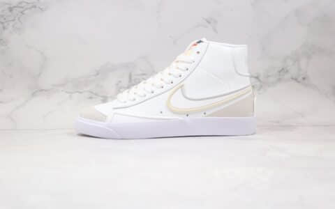 耐克Nike Blazer Mid 77 Infinite纯原版本中帮王一博同款滴塑开拓者灰白色板鞋原鞋开模一比一打造 货号：DA7233-101