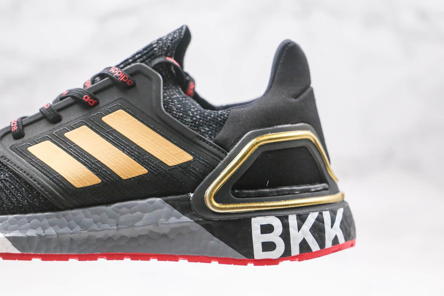 阿迪达斯Adidas Ultra Boost 20 Consortium纯原版本爆米花跑鞋UB6.0金属系列字母线条涂鸦黑黄色原盒原标 货号：FX7812