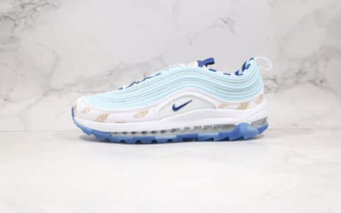 耐克Nike Air Max 97 Wing it纯原版本美国公开赛高尔夫飞马白蓝色翅膀Max97气垫鞋内置真实全掌气垫 货号：CK1220-100