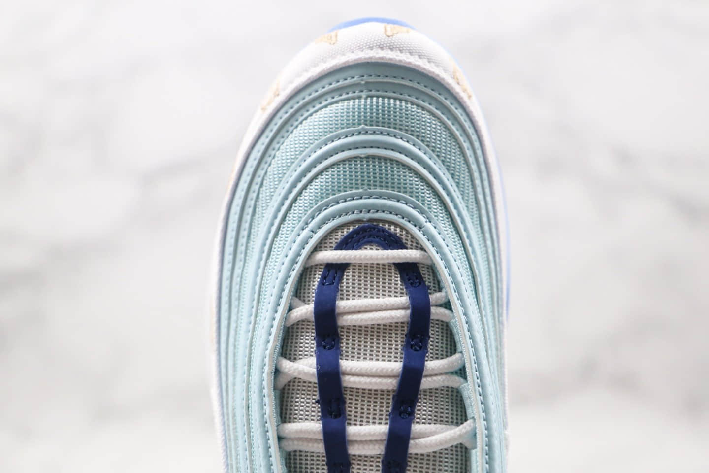 耐克Nike Air Max 97 Wing it纯原版本美国公开赛高尔夫飞马白蓝色翅膀Max97气垫鞋内置真实全掌气垫 货号：CK1220-100