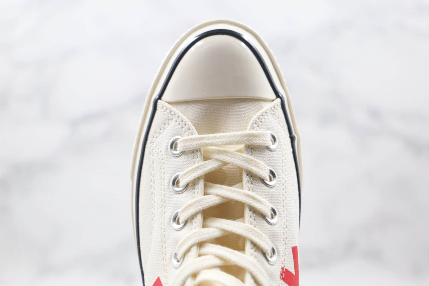 匡威Converse Chuck 70公司级版本高帮帆布鞋字母涂鸦白红色原档案数据开发 货号：169765C