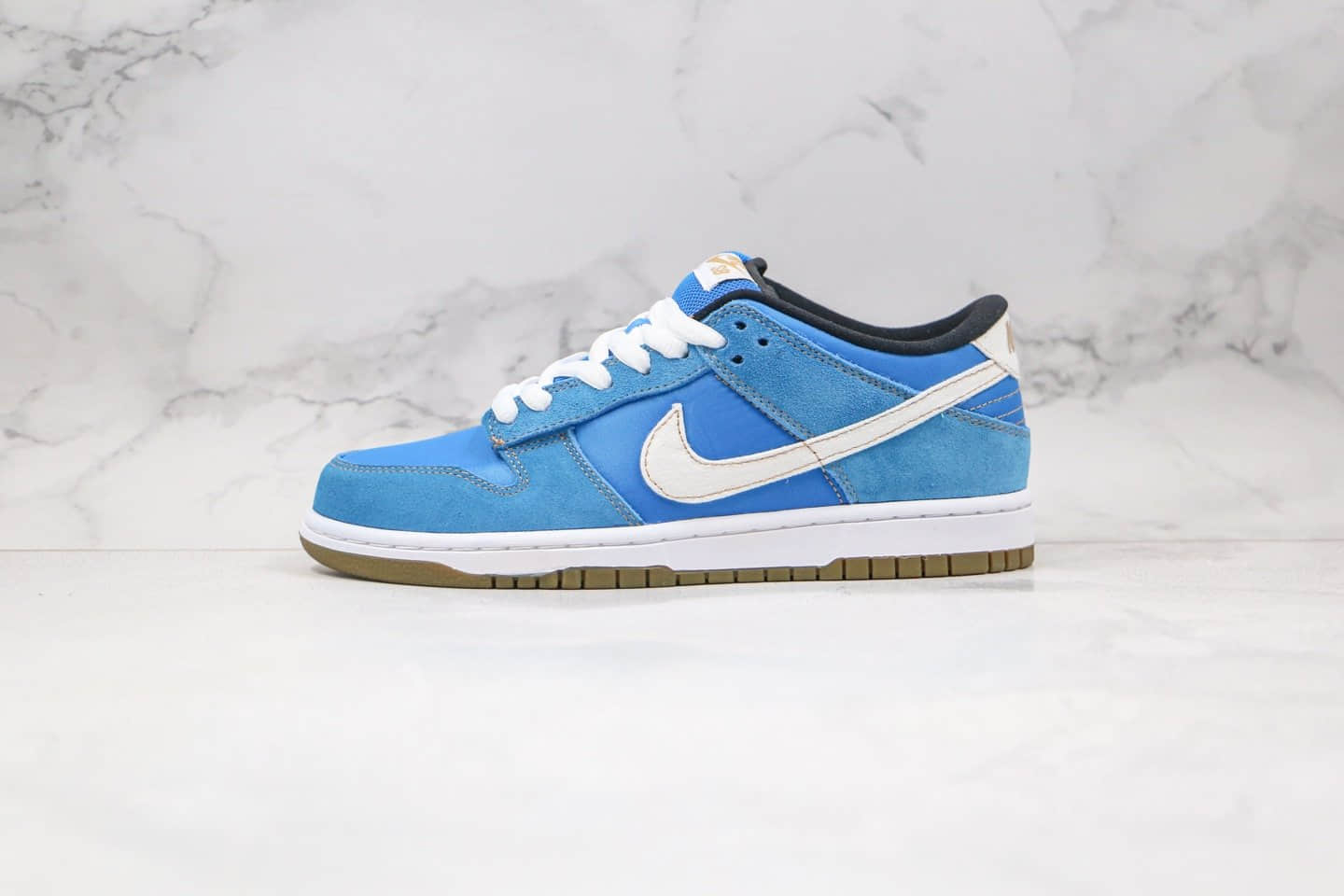 耐克Nike SB Dunk Low Pro纯原版本低帮SB DUNK街头霸王春丽氩蓝白色陈冠希同款板鞋内置Zoom气垫加厚鞋舌 货号：304292-405