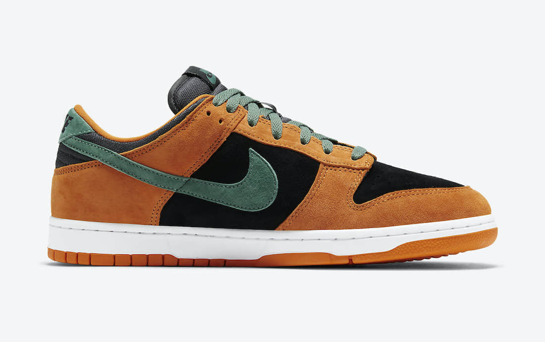 黑橙丑小鸭Nike Dunk Low“Ceramic”官图释出！11月19日发售！ 货号：DA1469-001