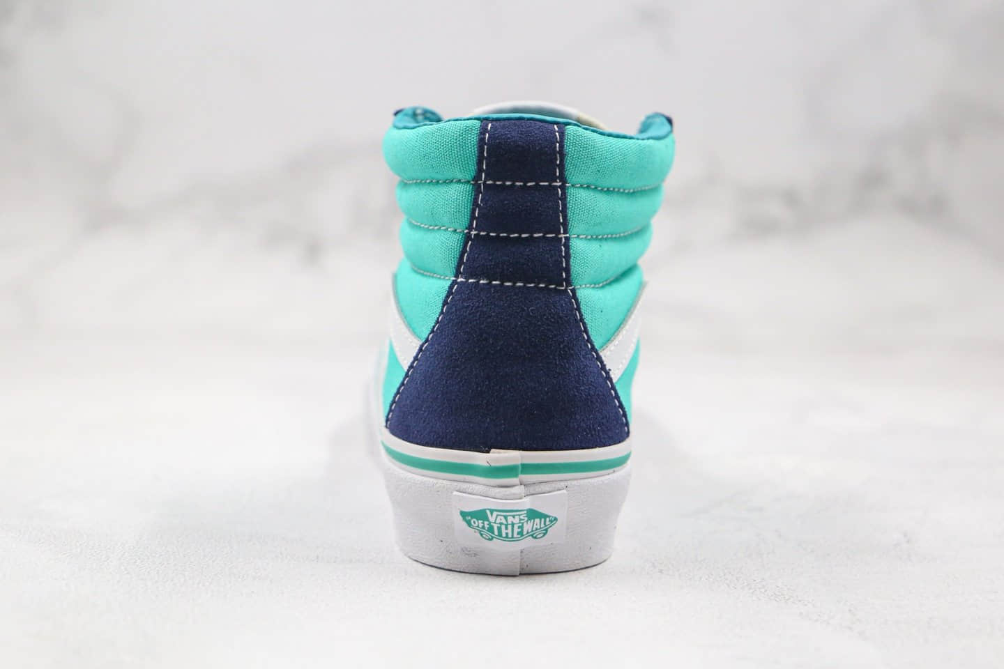 万斯Vans Vault SK8-Hi LX公司级版本高帮板鞋蓝绿拼接原楦打造 货号：VN0A391FTET