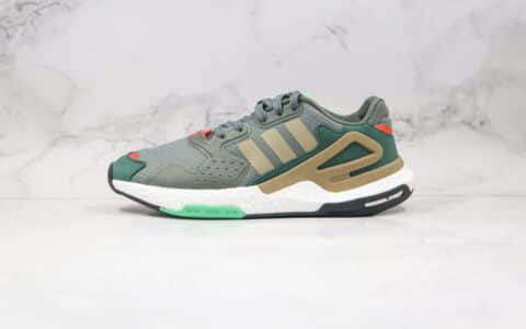 阿迪达斯adidas Originals Day Jogger纯原版本夜行者2代慢跑鞋绿色区别市面通货 货号：FW4817